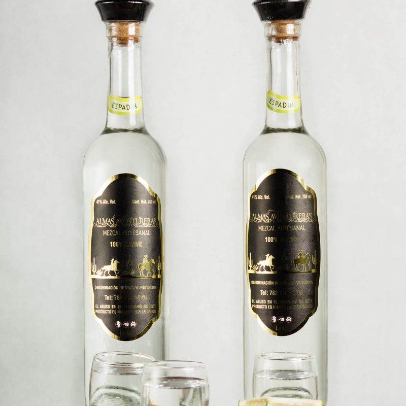 mezcal 2 botellas